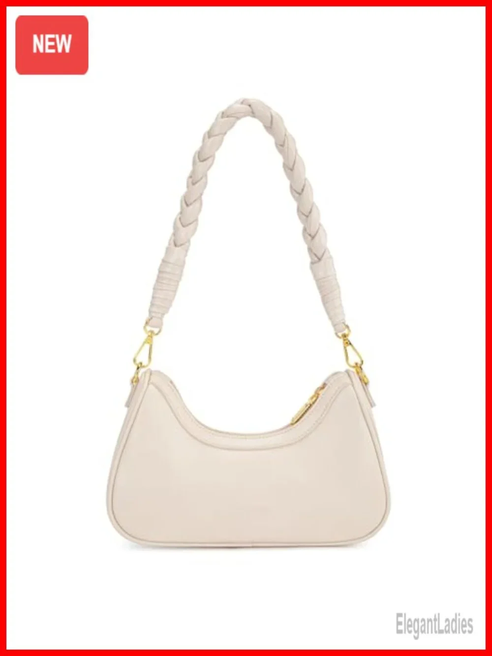Vintage Floral Hobo Bag Braided Handle Shoulder Bag Canvas PU Leather